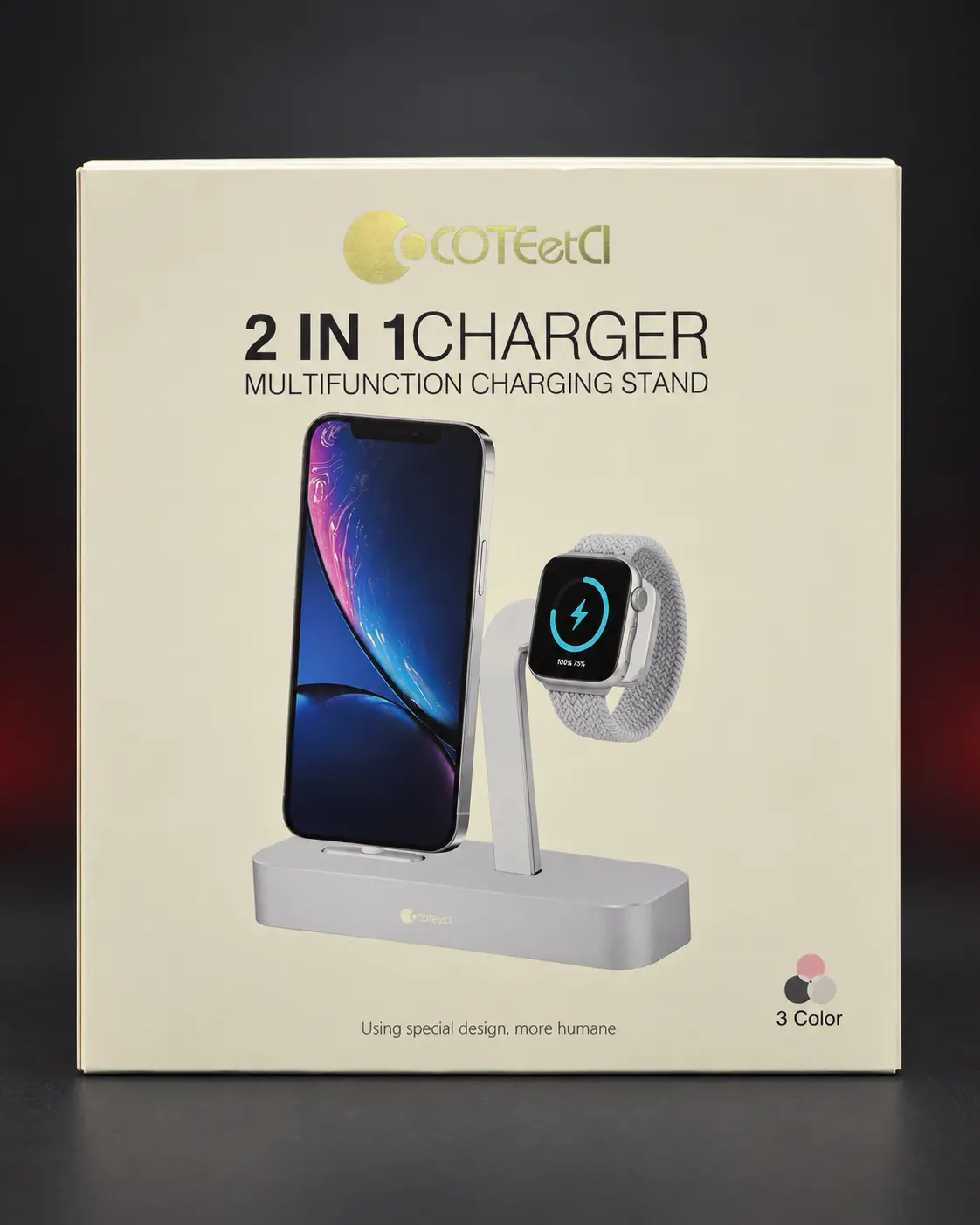 2 in 1 multifunction phone and watch charging stand