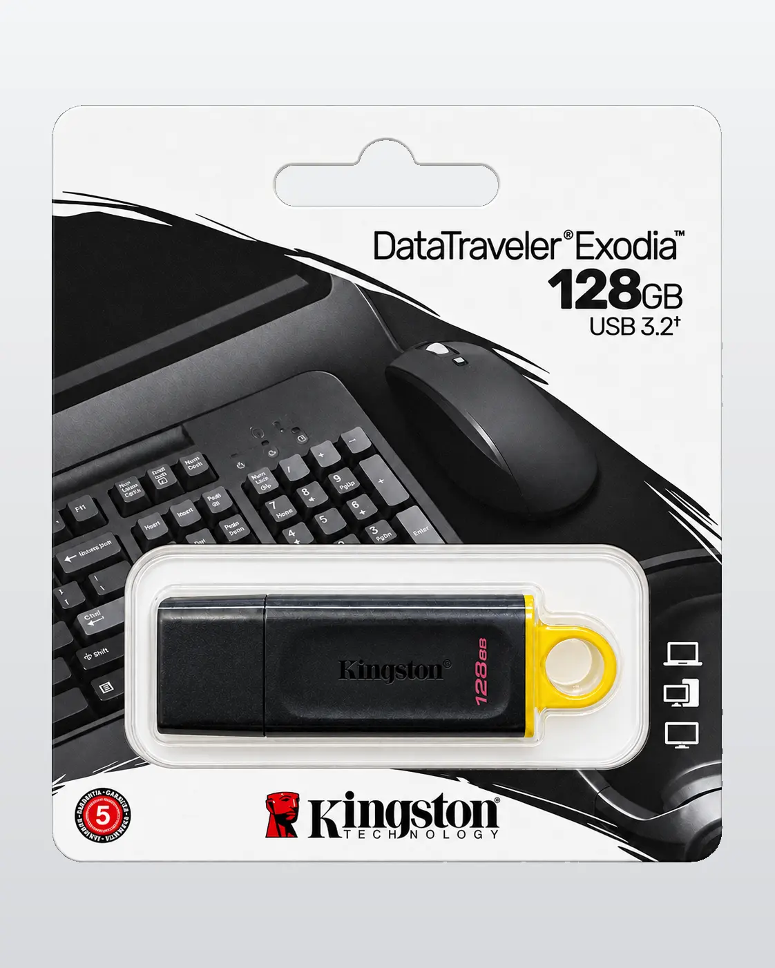 Kingston DataTraveler Exodia 128GB USB 3.2 flash drive