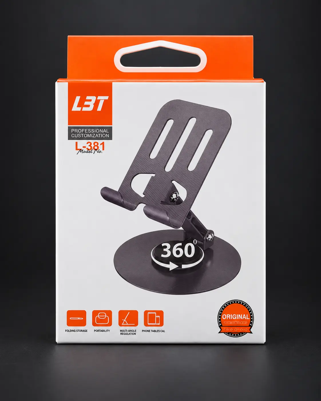 LBT L-381 360 degree rotating phone and tablet stand