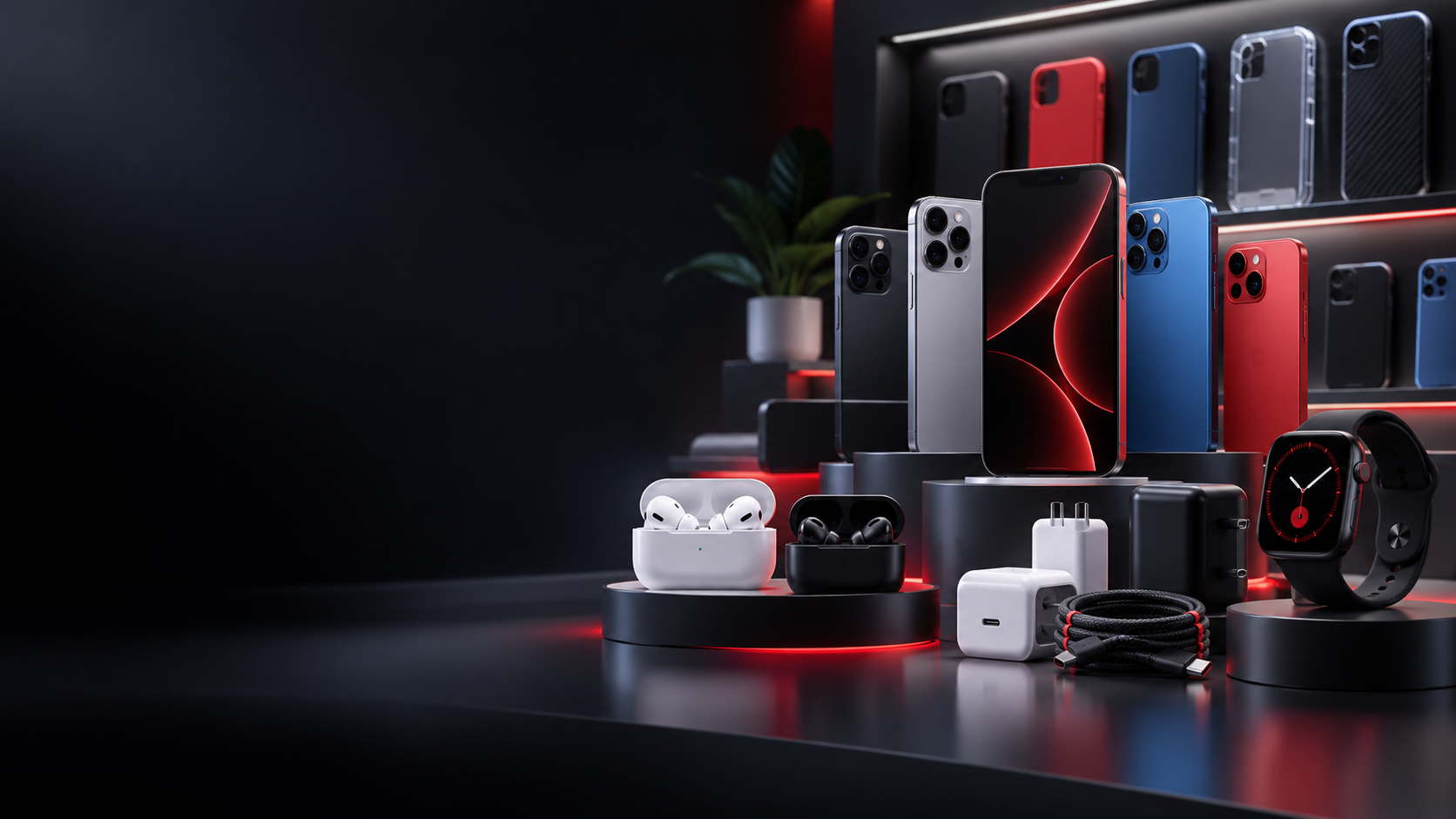 Samara Cell phone and accessories shop illustration