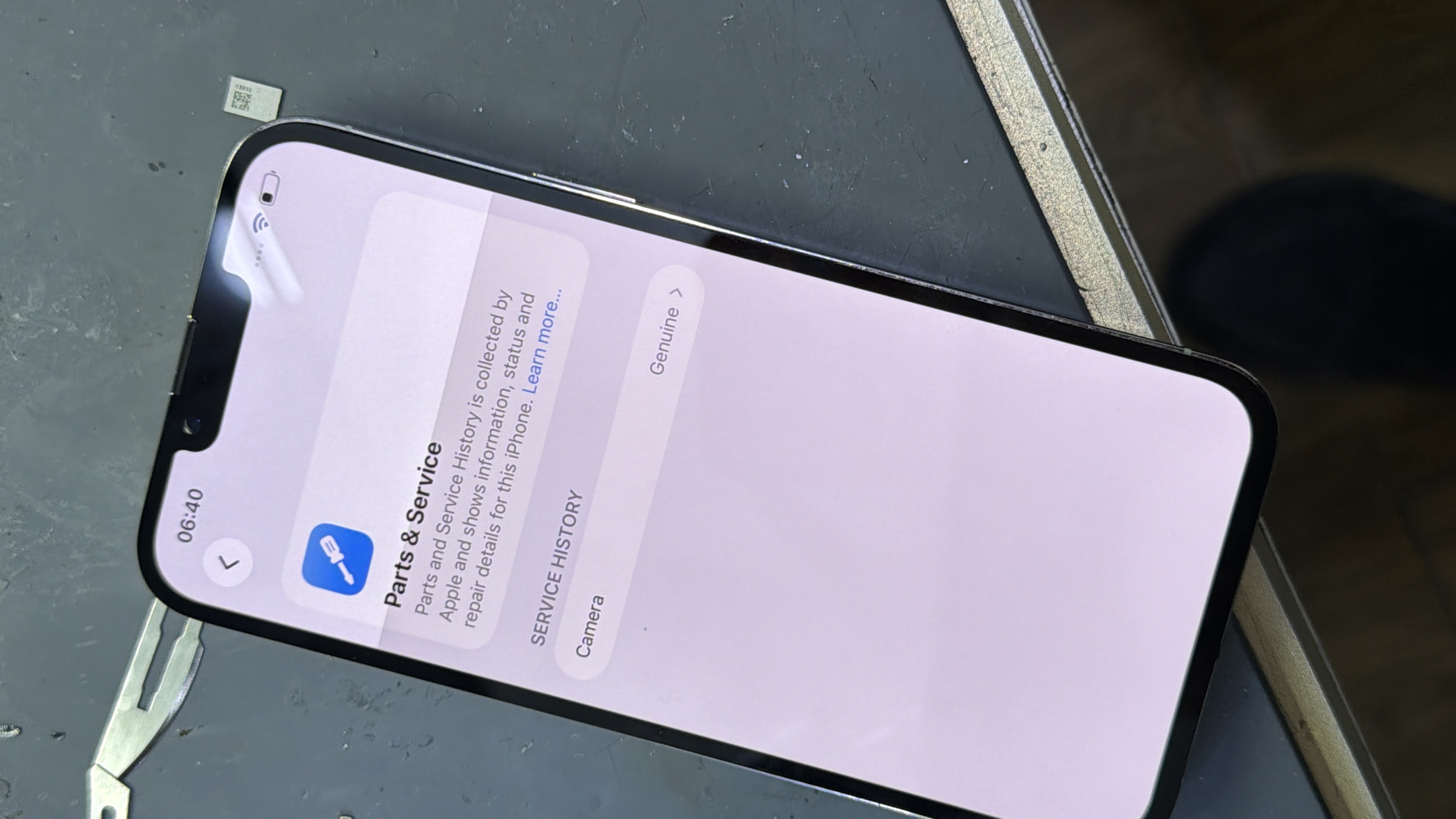 Repaired iPhone tested at Samara Cell